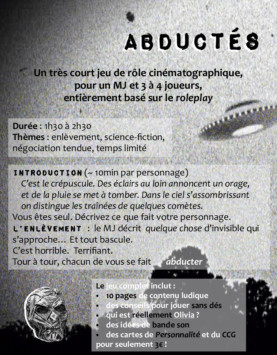 Partie gauche du teaser en une page