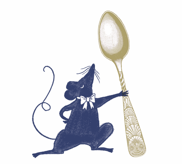 Une souris et sa cuillère